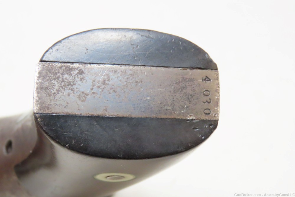 Scarce ANTEBELLUM Pre-Civil War ROBBINS & LAWRENCE Ring Trigger PEPPERBOX  -img-11