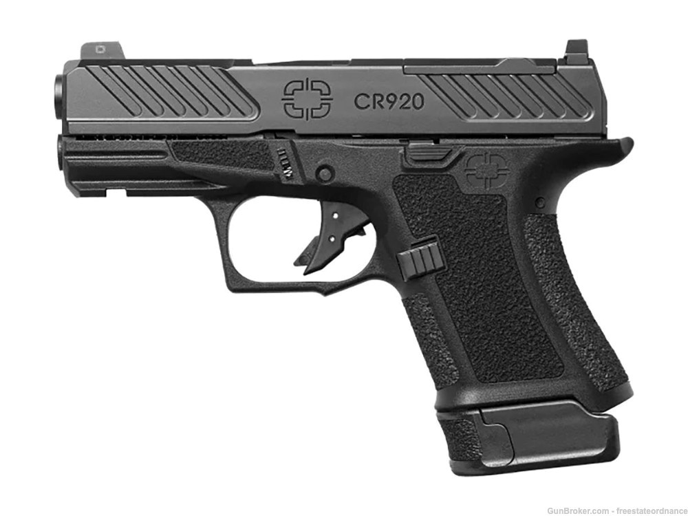 SHADOW SYSTEMS CR920 COMBAT 3.41" 13RD 9MM PISTOL, BLK/BLK - SS-4002-img-0