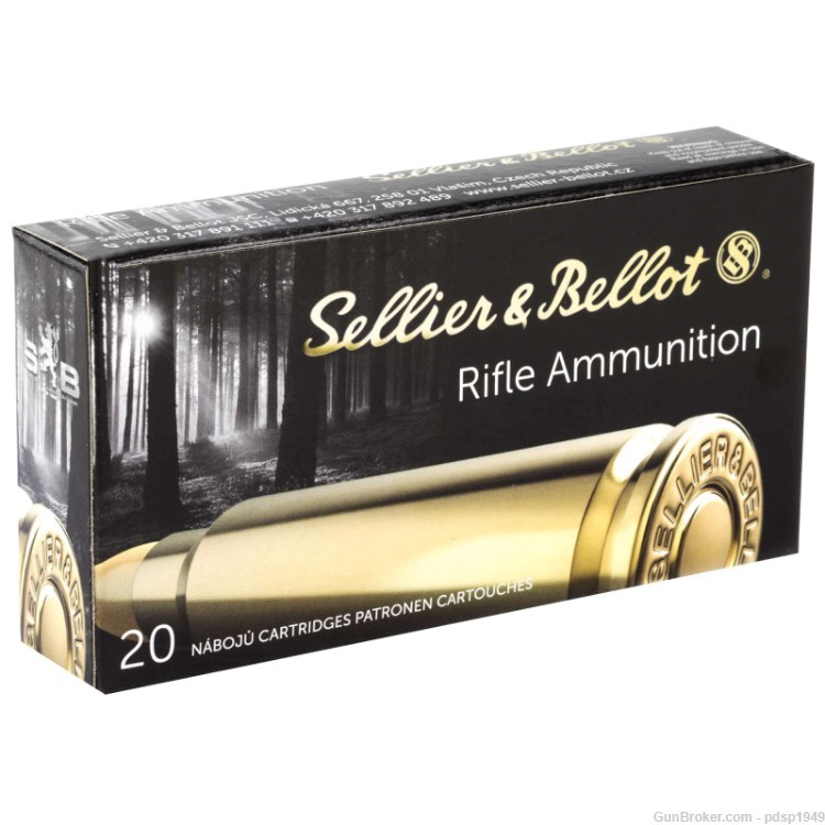 Sellier & Bellot Rifle Ammunition .30-30 Win 150gr SP 2934 20rd Box-img-0