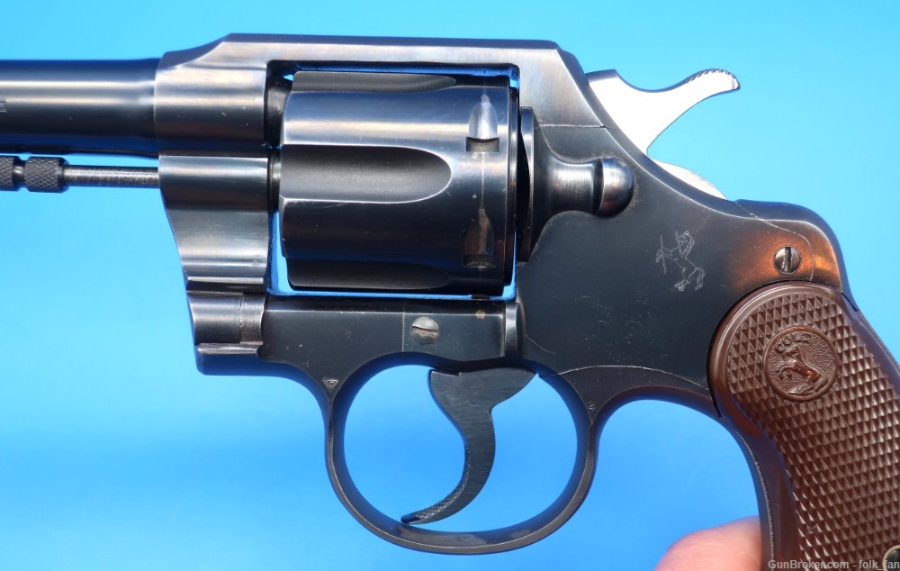 Colt Official Police 22LR Dual Tone ca. 1947 Nice! -img-2
