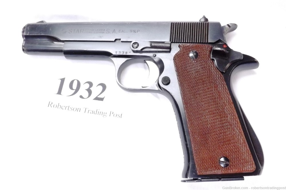 Star Spain 9mm Super B 5” Exc 1975 Spanish Guardia Pistol 10 Shot 2025 = CR-img-0