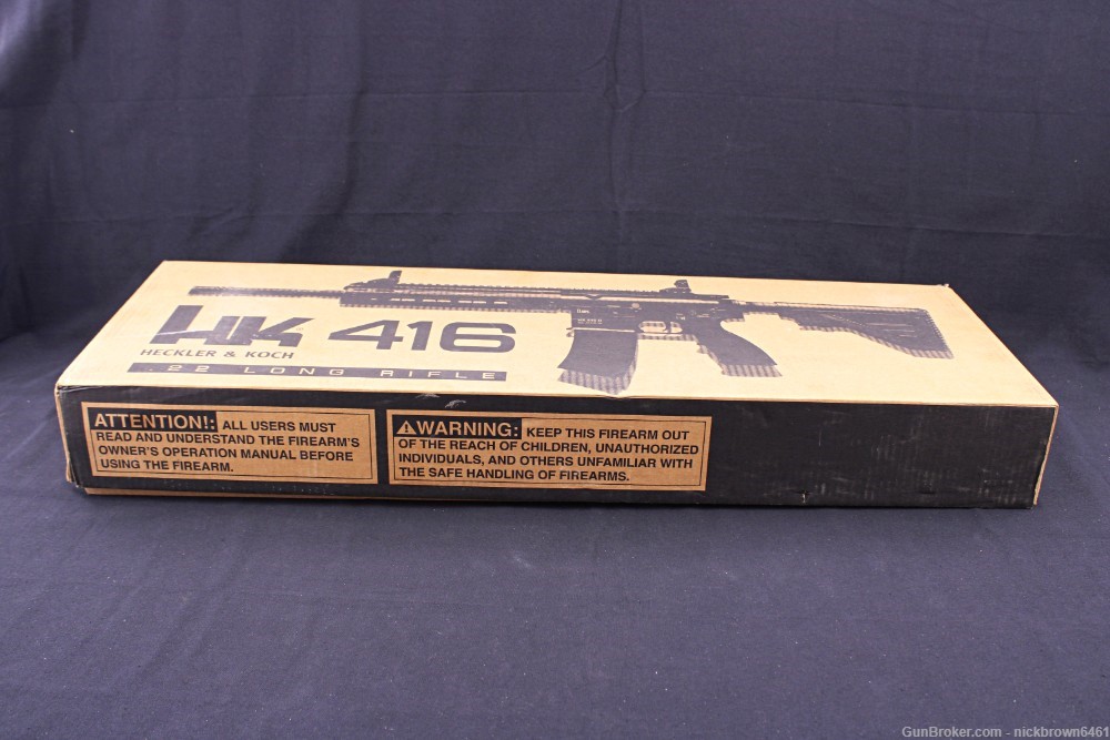HK 416 22LR 16" BBL SEMI-AUTO RIMFIRE QD HECKLER & KOCH 22 LR CLONE-img-2