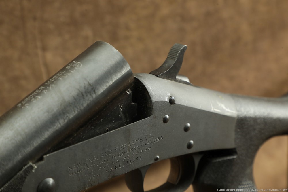 NEF H&R Pardner Model SB2 10GA MOD. 27.5” Top-Break Single Shot Shotgun-img-27