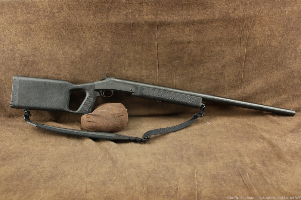 NEF H&R Pardner Model SB2 10GA MOD. 27.5” Top-Break Single Shot Shotgun-img-2