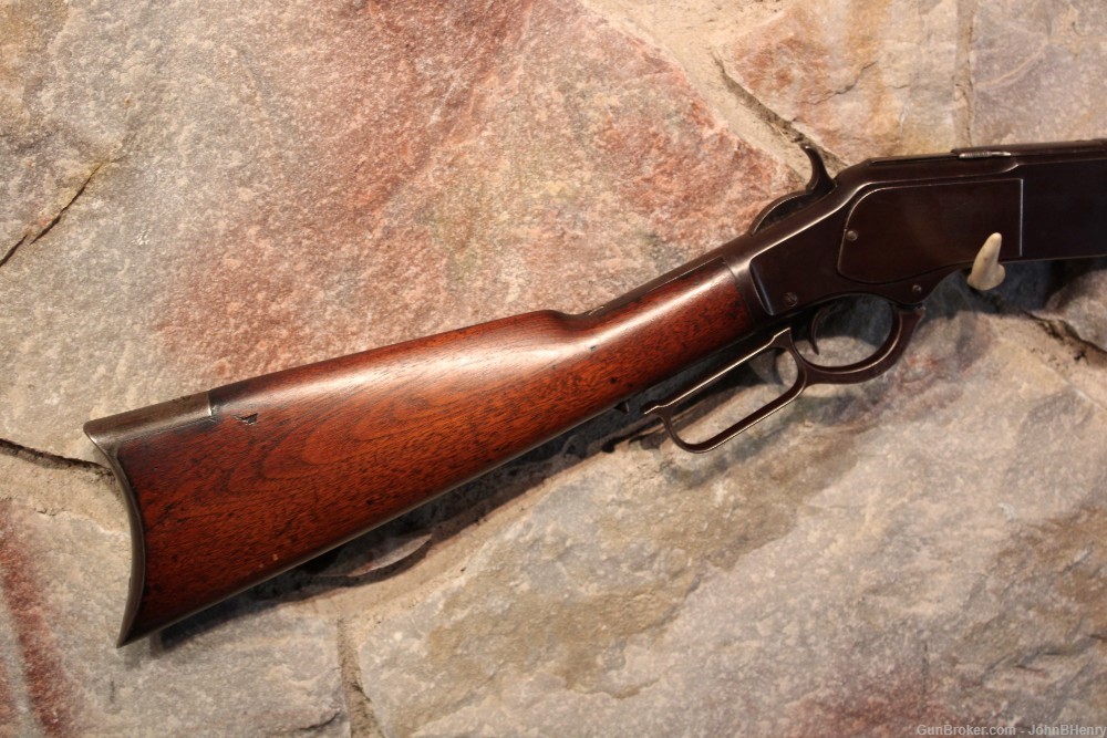 Winchester Model 1873 22 Short Ca. 1889 WOW!! PENNY START!-img-2