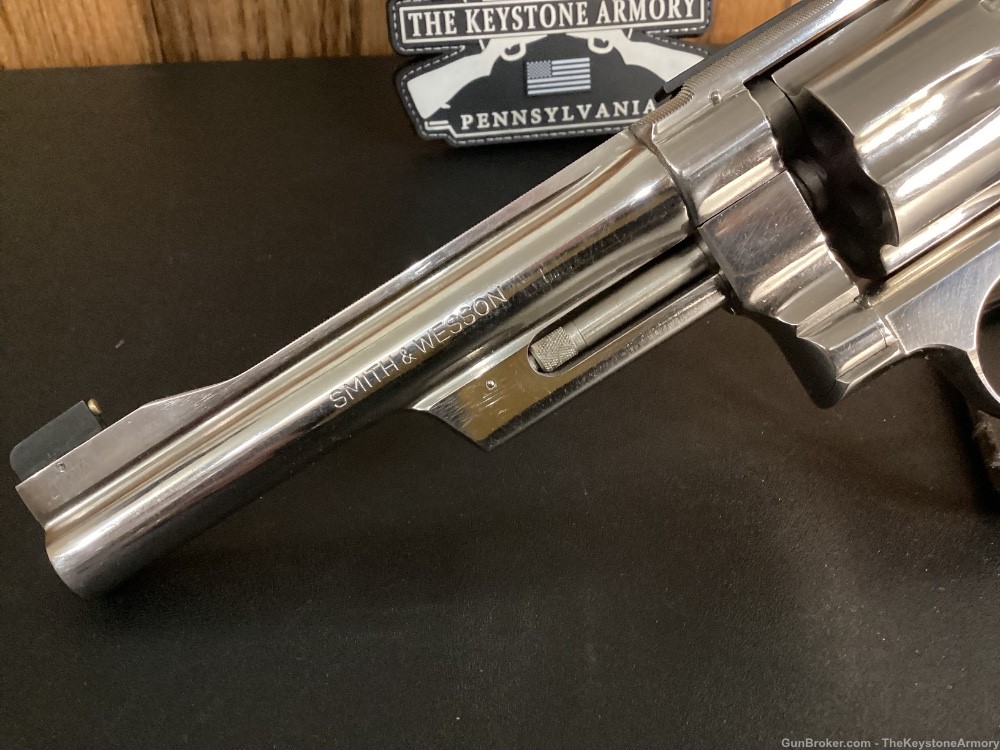 Smith & Wesson Model 27-2 6 inch Nickel nice-img-6