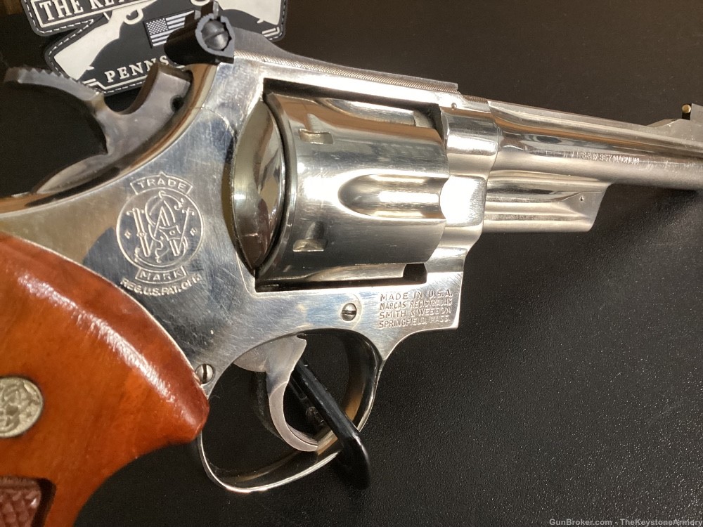 Smith & Wesson Model 27-2 6 inch Nickel nice-img-3