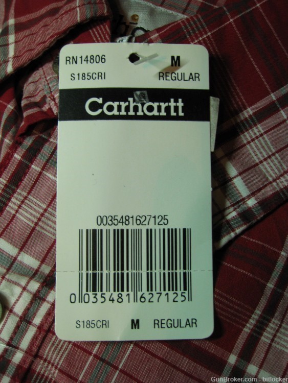 Carhartt 3 Lot Short Sleeve  Shirts M regular Reg$32.99 Each NWT  Gift -img-4