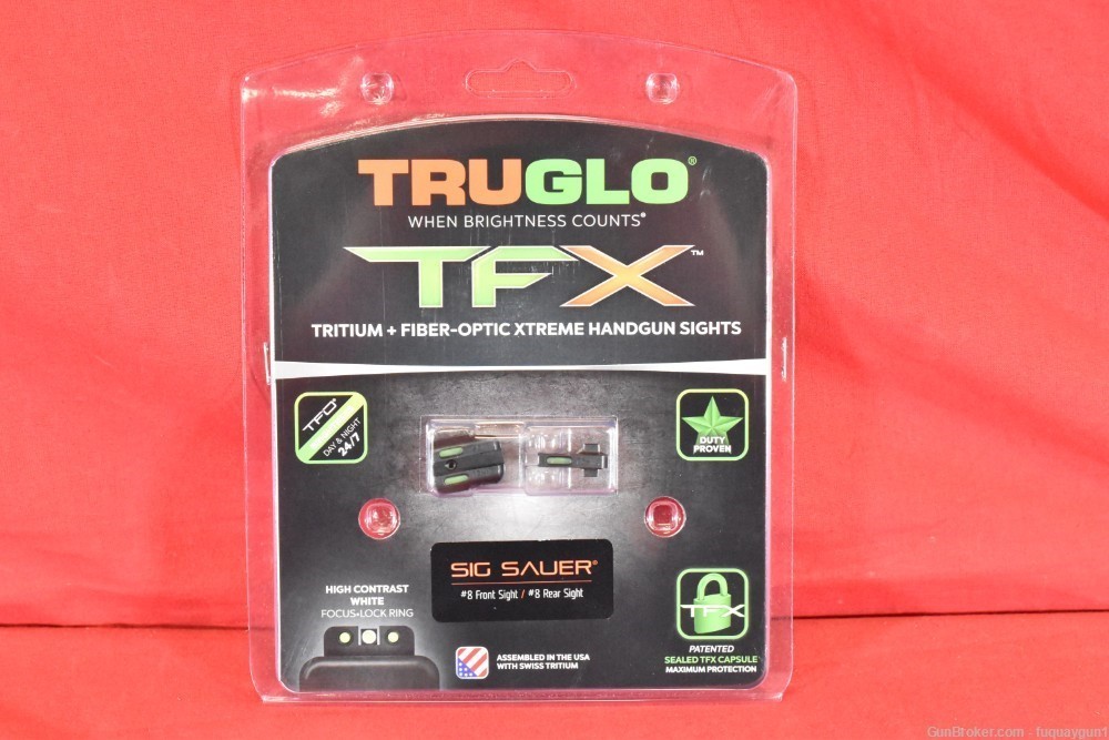 TruGlo TFX Sig Sauer #8 Sights TG13SG1A TFX TruGlo-img-2