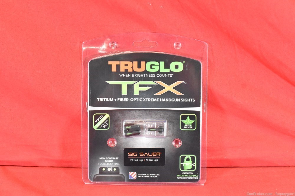 TruGlo TFX Sig Sauer #8 Sights TG13SG1A TFX TruGlo-img-1