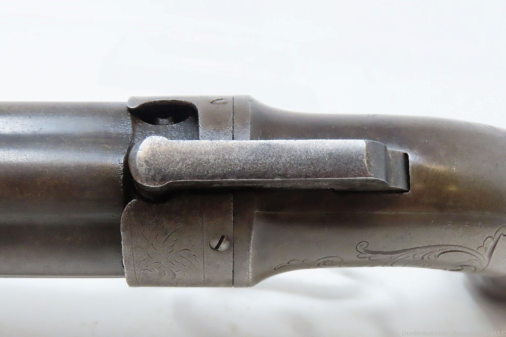 GOLD RUSH Era ALLEN & THURBER Antique WORCHESTER Period PEPPERBOX Revolver -img-7