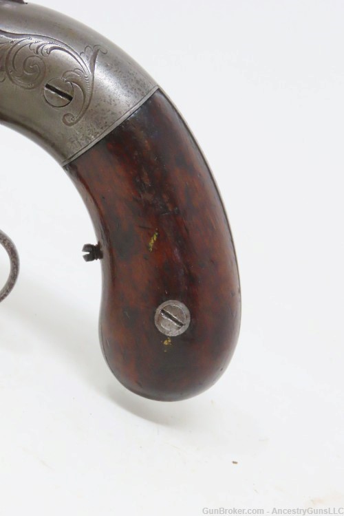 GOLD RUSH Era ALLEN & THURBER Antique WORCHESTER Period PEPPERBOX Revolver -img-2