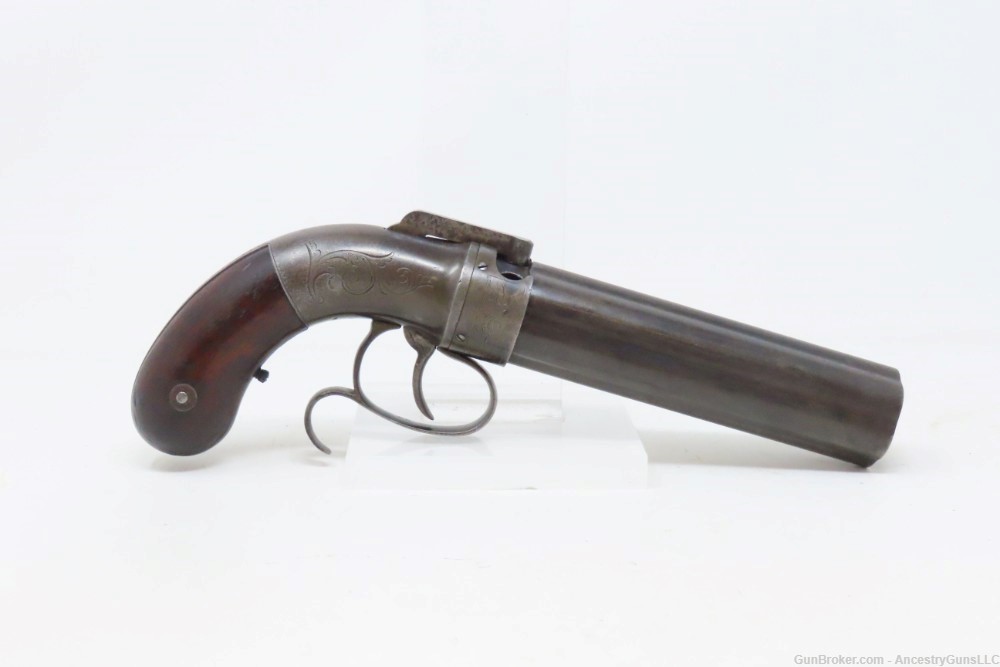 GOLD RUSH Era ALLEN & THURBER Antique WORCHESTER Period PEPPERBOX Revolver -img-14