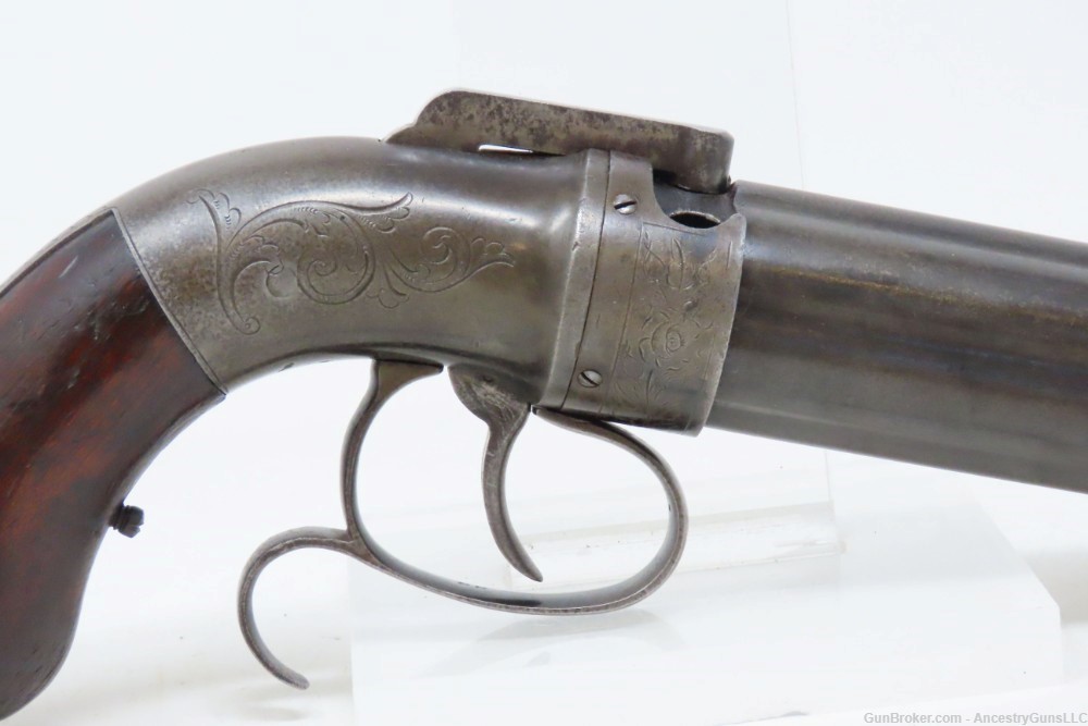 GOLD RUSH Era ALLEN & THURBER Antique WORCHESTER Period PEPPERBOX Revolver -img-16