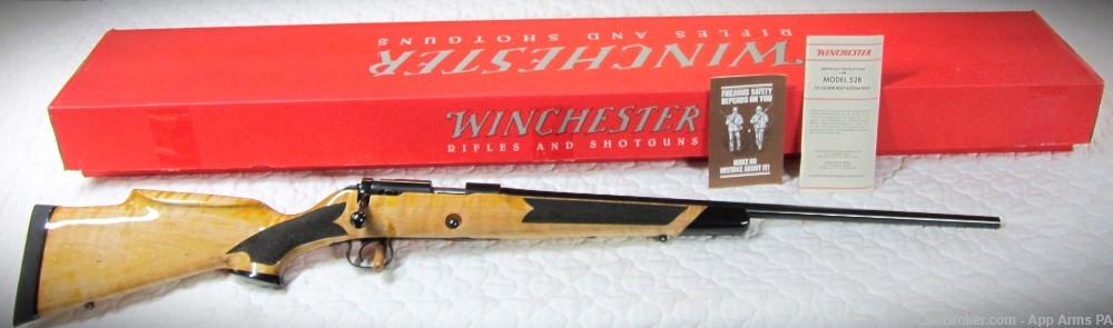 Winchester Model 52B .22LR Curly Maple FAJEN. "1of only 400" mfg 0.01 Penny-img-0