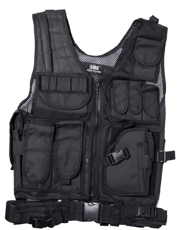 Adj Tactical Hunting Military Style Vest No Credit Card Fee-img-0