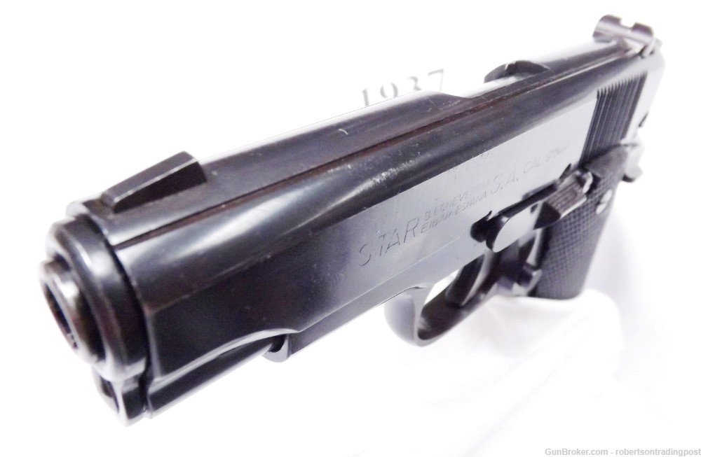 Star 9mm BM9 Auto Pistol PD Size 9 Shot Blue Steel 1979  Exc Spain Guardia-img-1