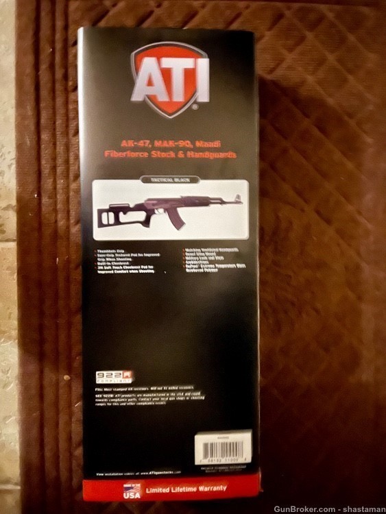 ATI Fibreforce Stock and Handguards For AK 47, MAK-90 and Maadi rifles.-img-1