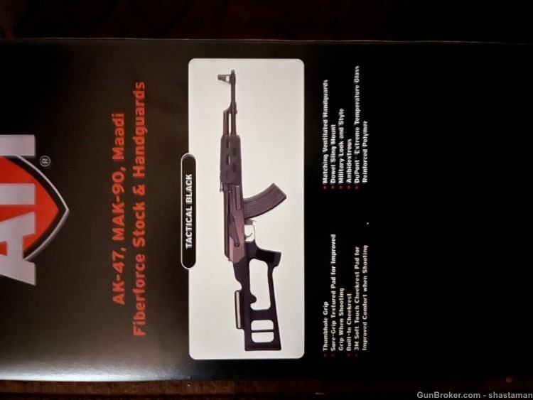 ATI Fibreforce Stock and Handguards For AK 47, MAK-90 and Maadi rifles.-img-0