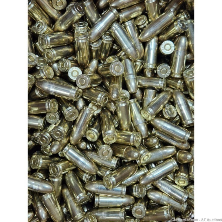 1000 Rounds 9mm Ammo 9x19 FMJ 115 Gr New Casings. Military load spec NR-img-3