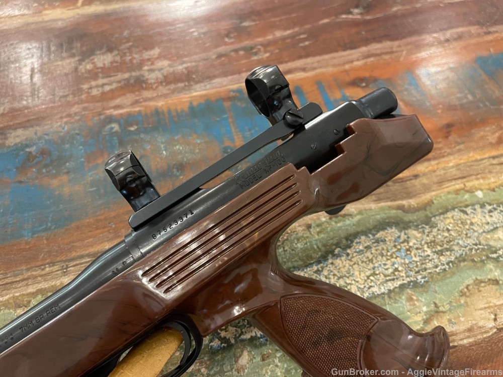 Remington XP-100 7mm BR Rem 15" XP100 Bench Rest Pistol Original Soft Case-img-6