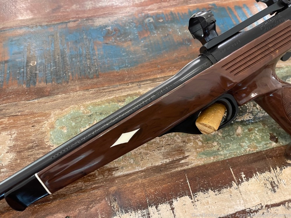 Remington XP-100 7mm BR Rem 15" XP100 Bench Rest Pistol Original Soft Case-img-8