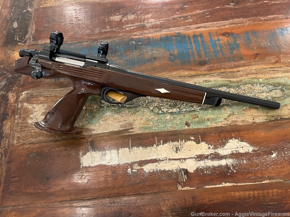 Remington XP-100 7mm BR Rem 15" XP100 Bench Rest Pistol Original Soft Case-img-1