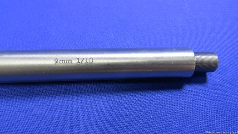 Black Rain Ordnance Stainless Steel 16" 9mm Barrel for AR-9 PCC -1:10 Twist-img-1