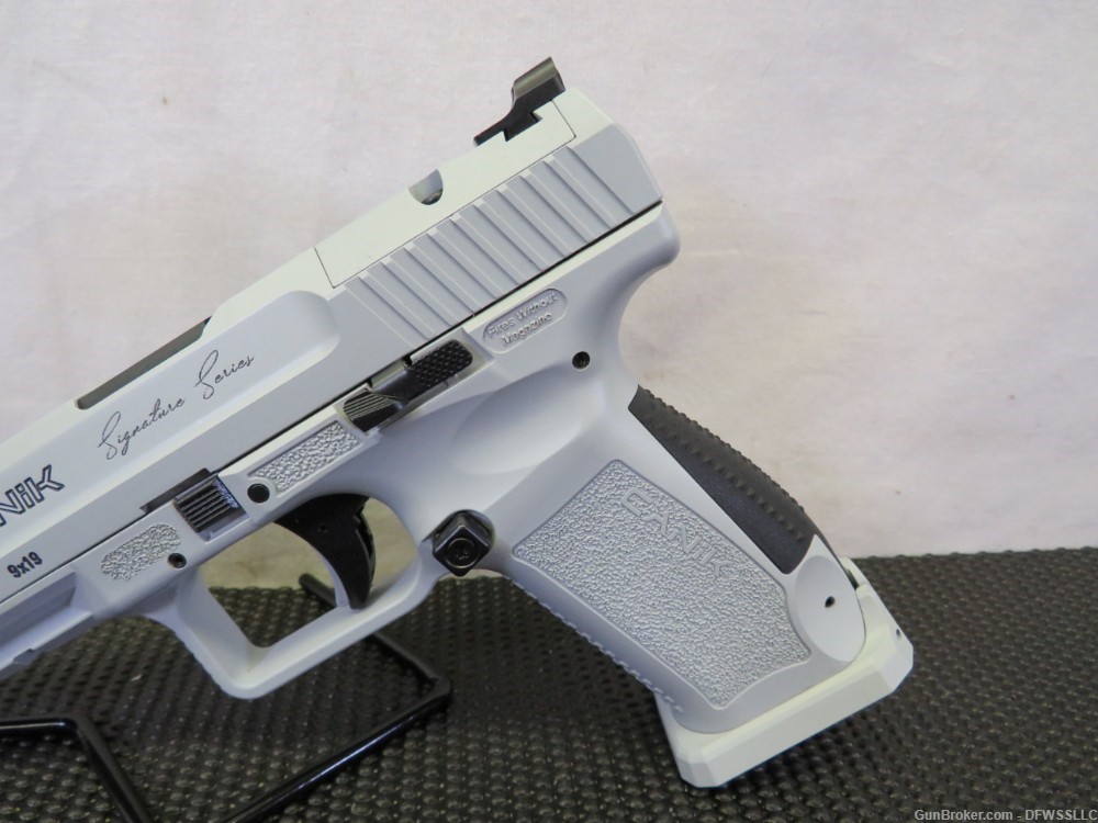 PENNY! CANIK SIGNATURE SERIES TP9 SFX WHITEOUT 9MM W/ 5.2" BARREL!-img-9