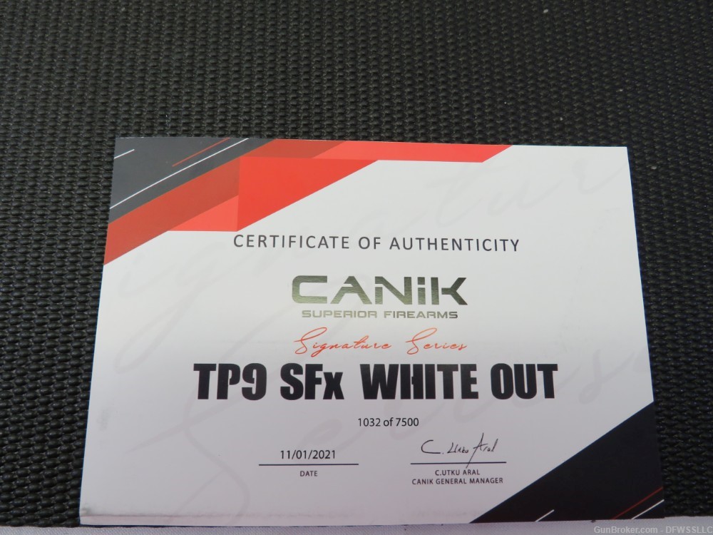 PENNY! CANIK SIGNATURE SERIES TP9 SFX WHITEOUT 9MM W/ 5.2" BARREL!-img-17