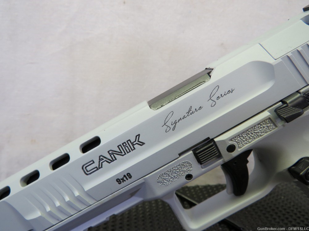 PENNY! CANIK SIGNATURE SERIES TP9 SFX WHITEOUT 9MM W/ 5.2" BARREL!-img-13