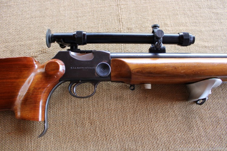 BSA Martini-International MKII 22LR Target Rifle w/Redfield Sights/Scope -img-12