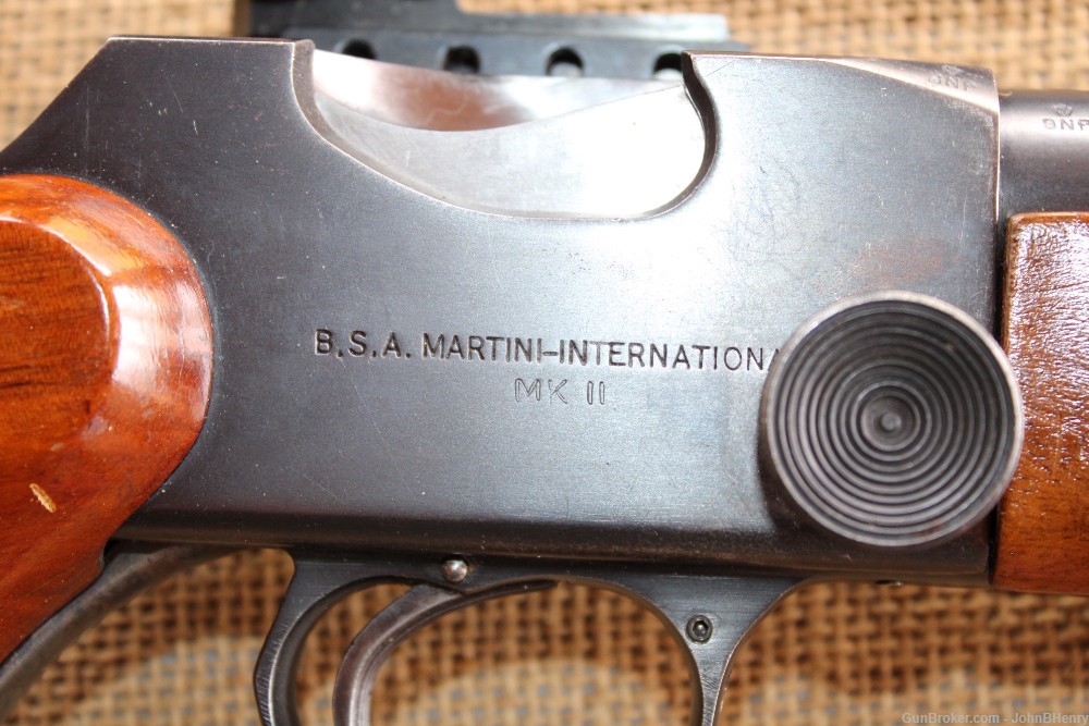 BSA Martini-International MKII 22LR Target Rifle w/Redfield Sights/Scope -img-13