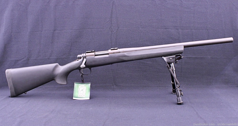 LIKE NEW REMINGTON 700 SPS TACTICAL 308 WIN 20" BBL SYN STOCK W/ FREE BIPOD-img-1