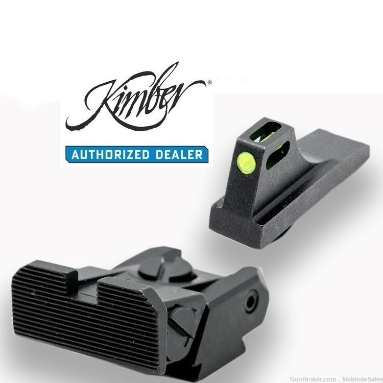 Kimber K6s/DASA Adjustable Sight Set Fiber Optic Front Sight   4000155-img-0