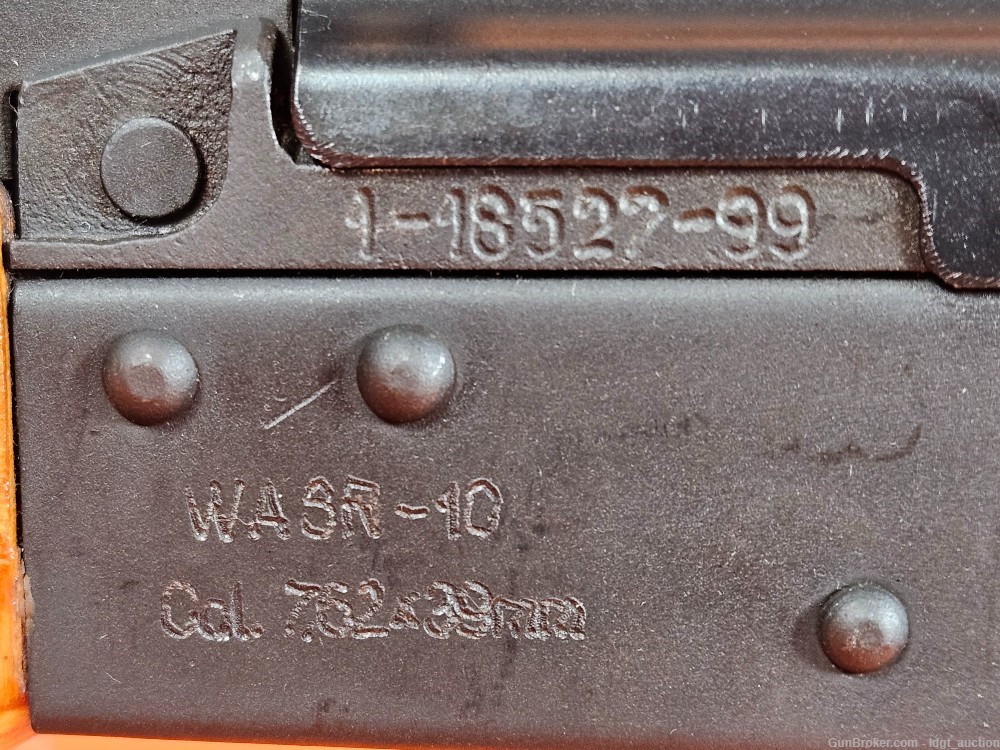 Romanian Romarm / Cugir WASR-10 AK 7.62x39 16" W/ Two Mags, Thumbhole Stock-img-20
