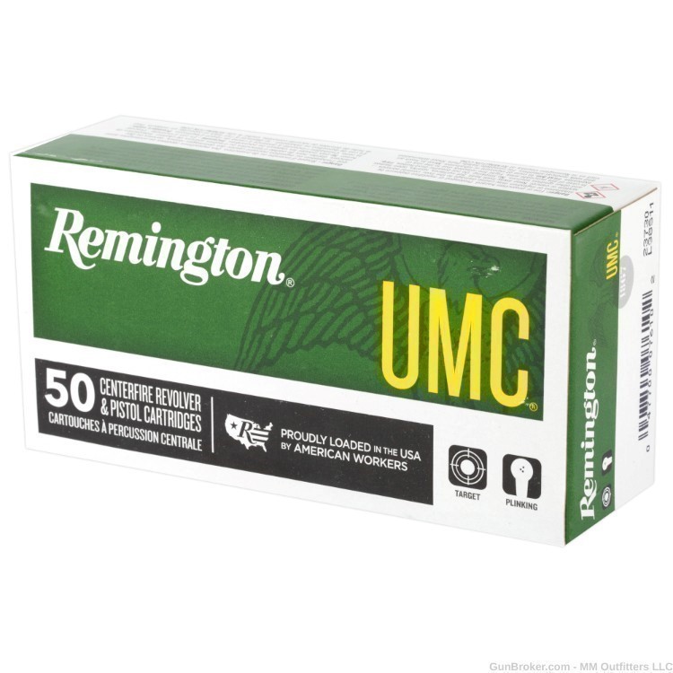 Remington Ammo .38 Spec FMJ 130 Gr 50 rd Brass 23730 NIB No Credit Card Fee-img-2