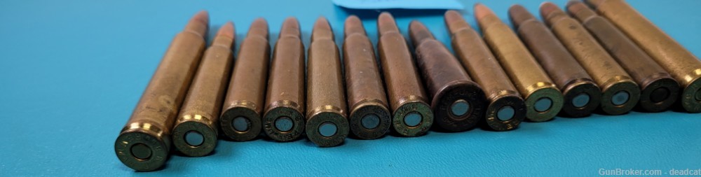 Big Lot of Vintage Ammo WWI WWII Cartridges Bullets Ammunition 257 Roberts -img-8