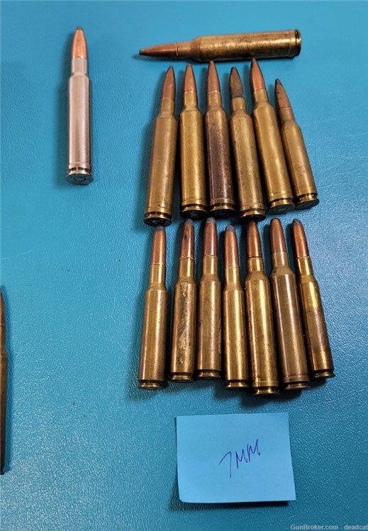Big Lot of Vintage Ammo WWI WWII Cartridges Bullets Ammunition 257 Roberts -img-6