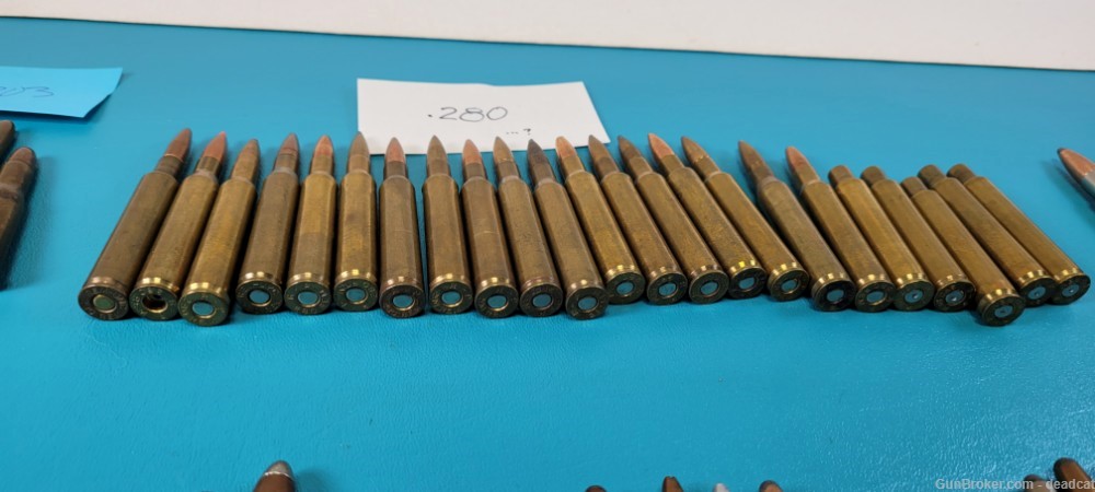 Big Lot of Vintage Ammo WWI WWII Cartridges Bullets Ammunition 257 Roberts -img-12