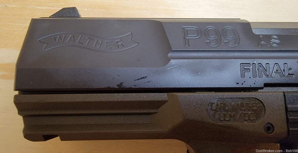 WALTHER P99 AS FINAL EDITION 9MM 10RD OR  15RD-img-4