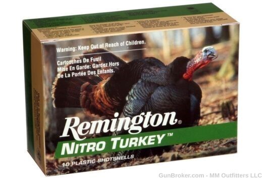 Remington Nitro Turkey 12 GA 3.5" 1300 FPS #4-20 rds ANR12354 No CC Fee-img-0