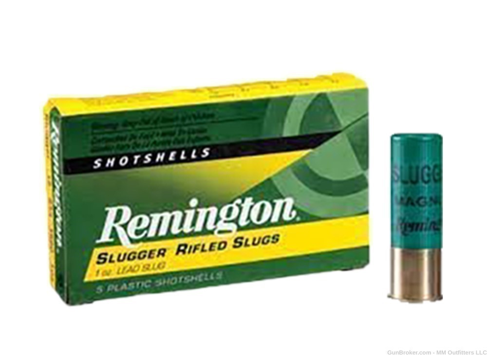 Remington 12 GA 2 3/4" SLUGGER AMMO 20 rds 20300 DT No Credit Card Fee-img-0