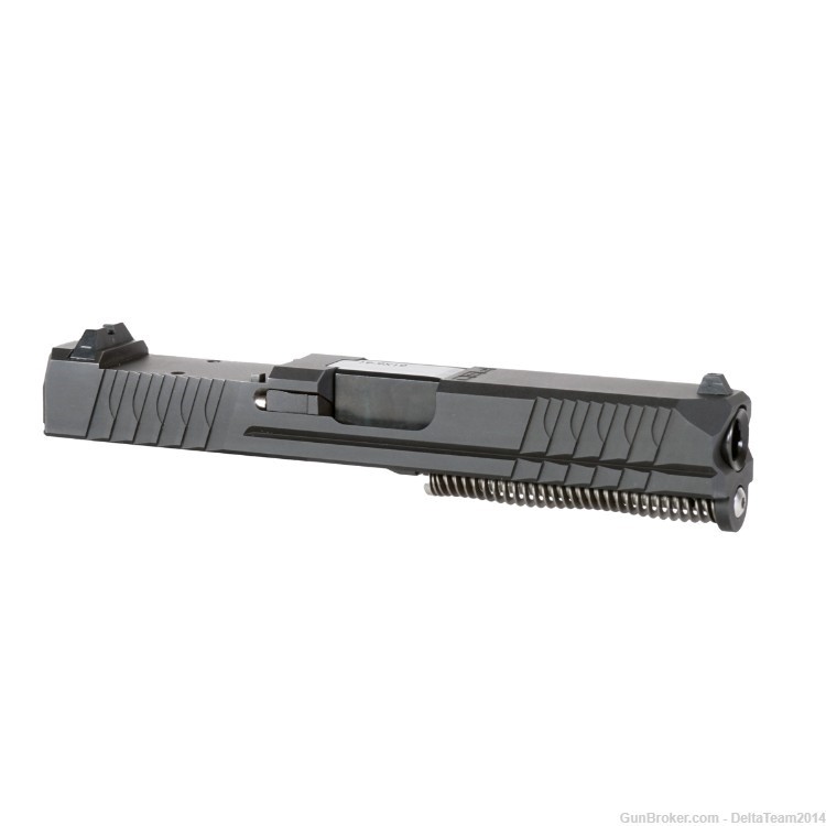 Complete Assembled Slide for Glock 19 - Polymer80 PFC9 Black Nitride Slide-img-0