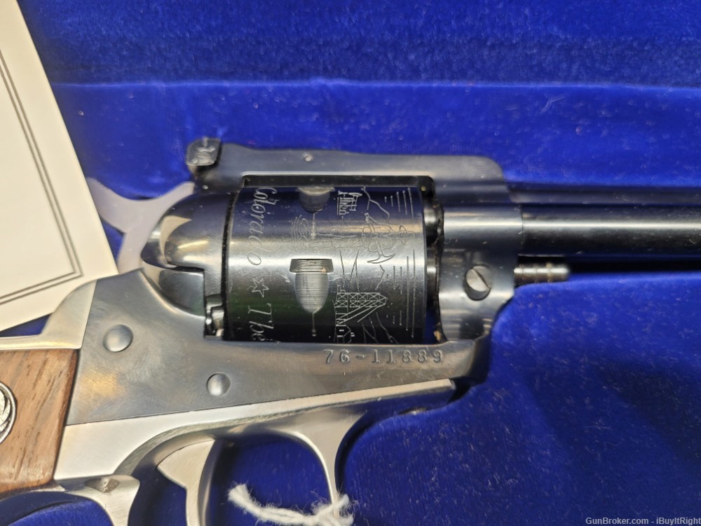 Ruger New Model Single-Six Colorado Centennial 1876 - 1976 .22 Cal Revolver-img-1