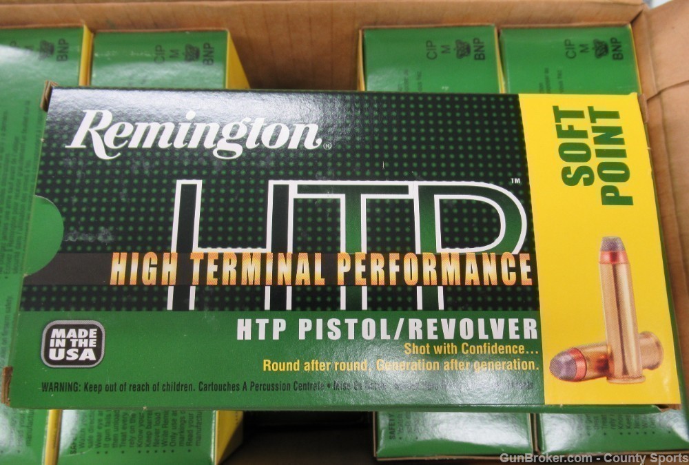 Remington 44 Rem Mag 240Gr SP RTP44MG2 500 rounds New old stock-img-0