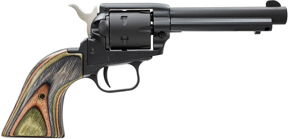Heritage Mfg Rough Rider 22lr/22wmr 4.75 6rd Black & Camo Grip Revolver-img-1