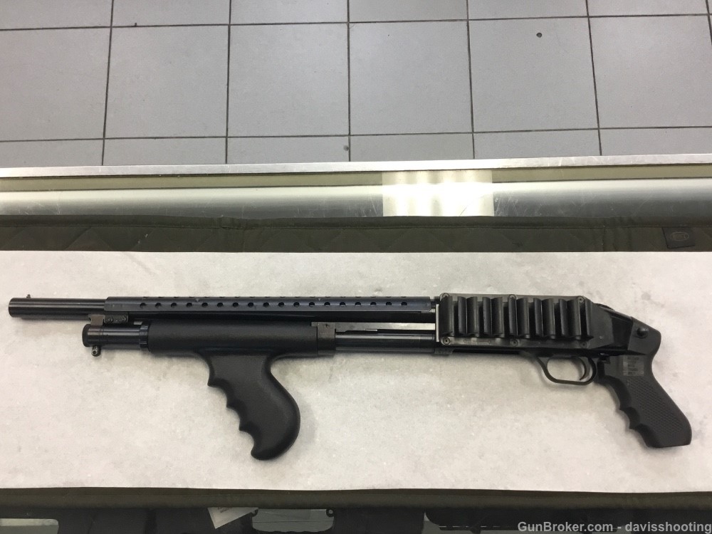 MOSSBERG 500 - Ghetto Blaster Rig - 12ga/18" Brl - Heatshield, pistol grips-img-0