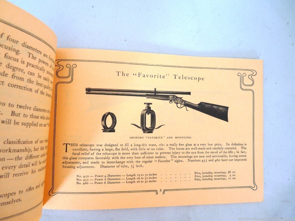 Stevens Rifle Telescopes 1902 advertising catalog reprint-img-3