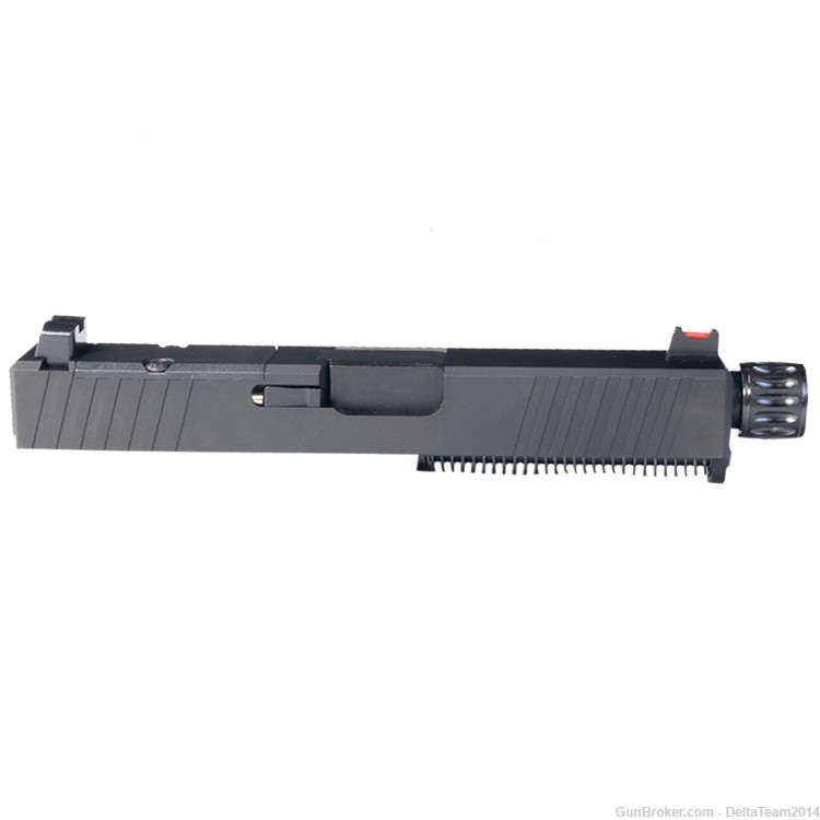 Complete Slide for Glock 19 - Suppressor Height Fiber Optic Sights-img-1